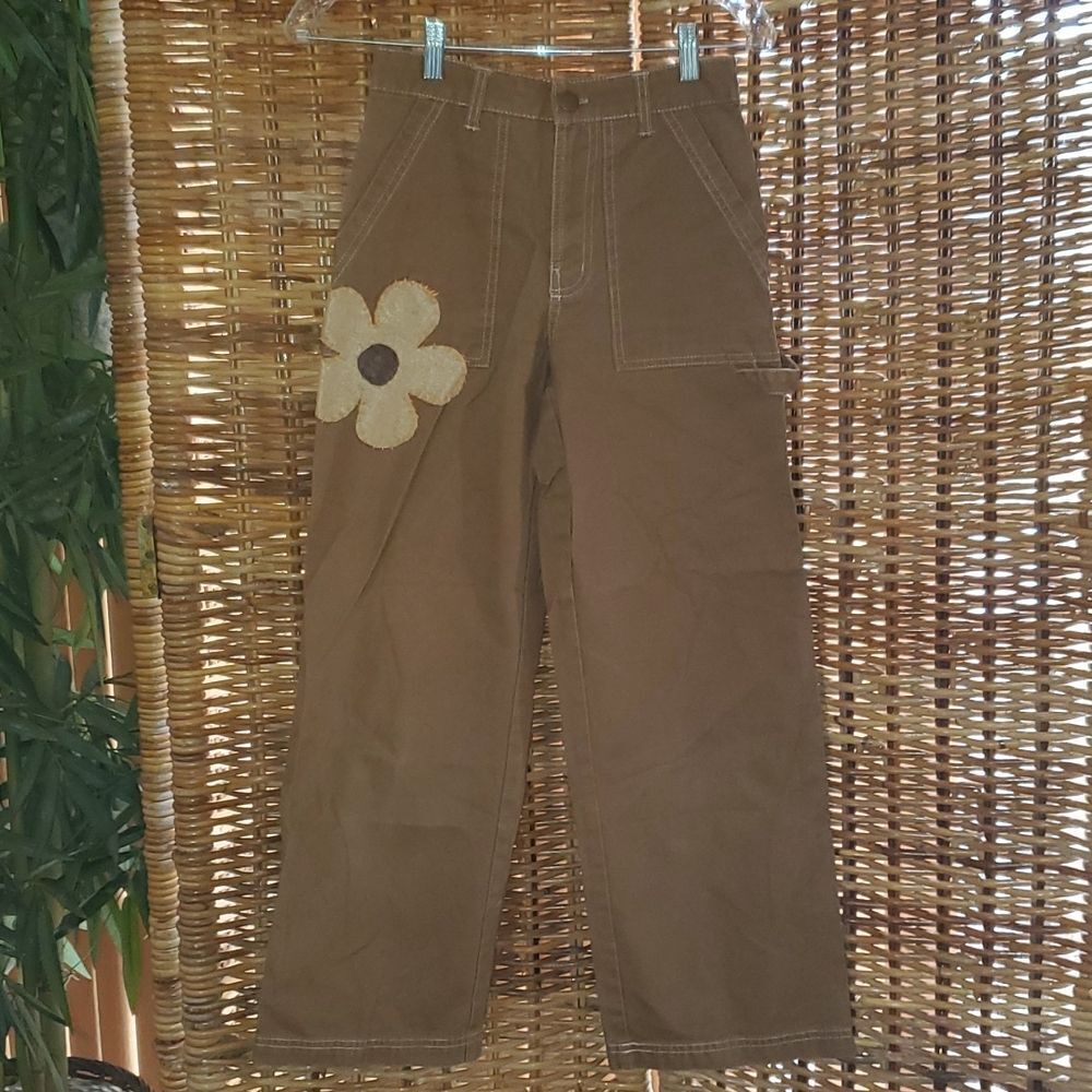 Wild Fable Painter Pants Flower 0